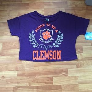 - Clemson Tigers Crop Top